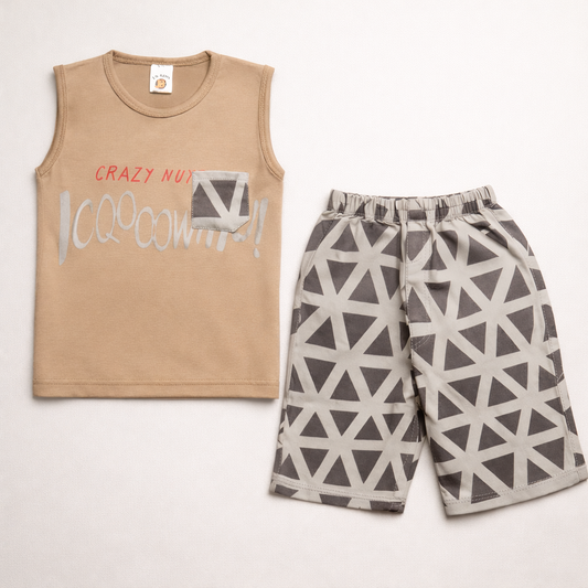 Boys Sando Suit - kids clothing by New Outfit Pakistan