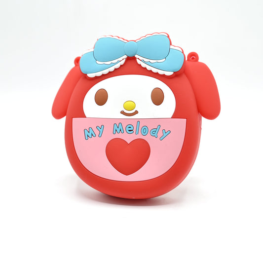 Cute My Melody Cartoon Silicone Kids Crossbody Bag (JB-09)