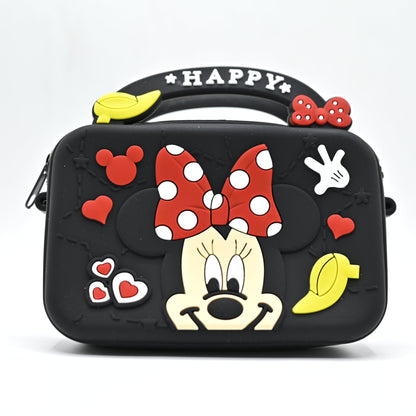 Cute Minnie Mouse Cartoon Kids Silicone Handbag (JB-08)