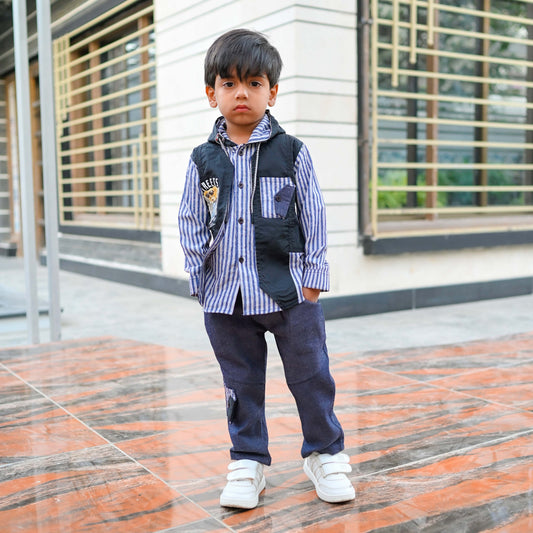 Boys Full Sleeve Suit (JB-4001)