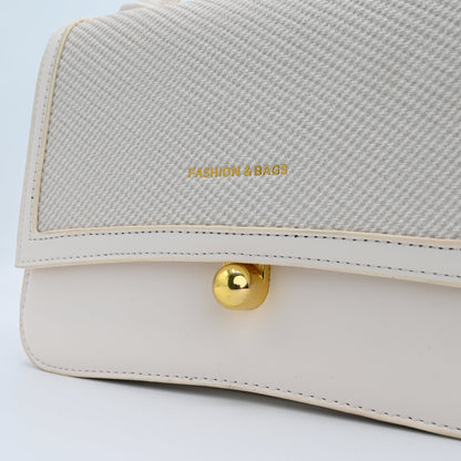 Women Shoulder Bag Fashion & Bag (White)