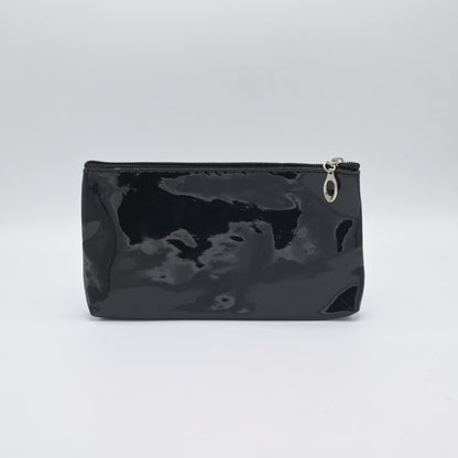 Cute Transparent Cat Pouch – Glitter Ears & Heart Design