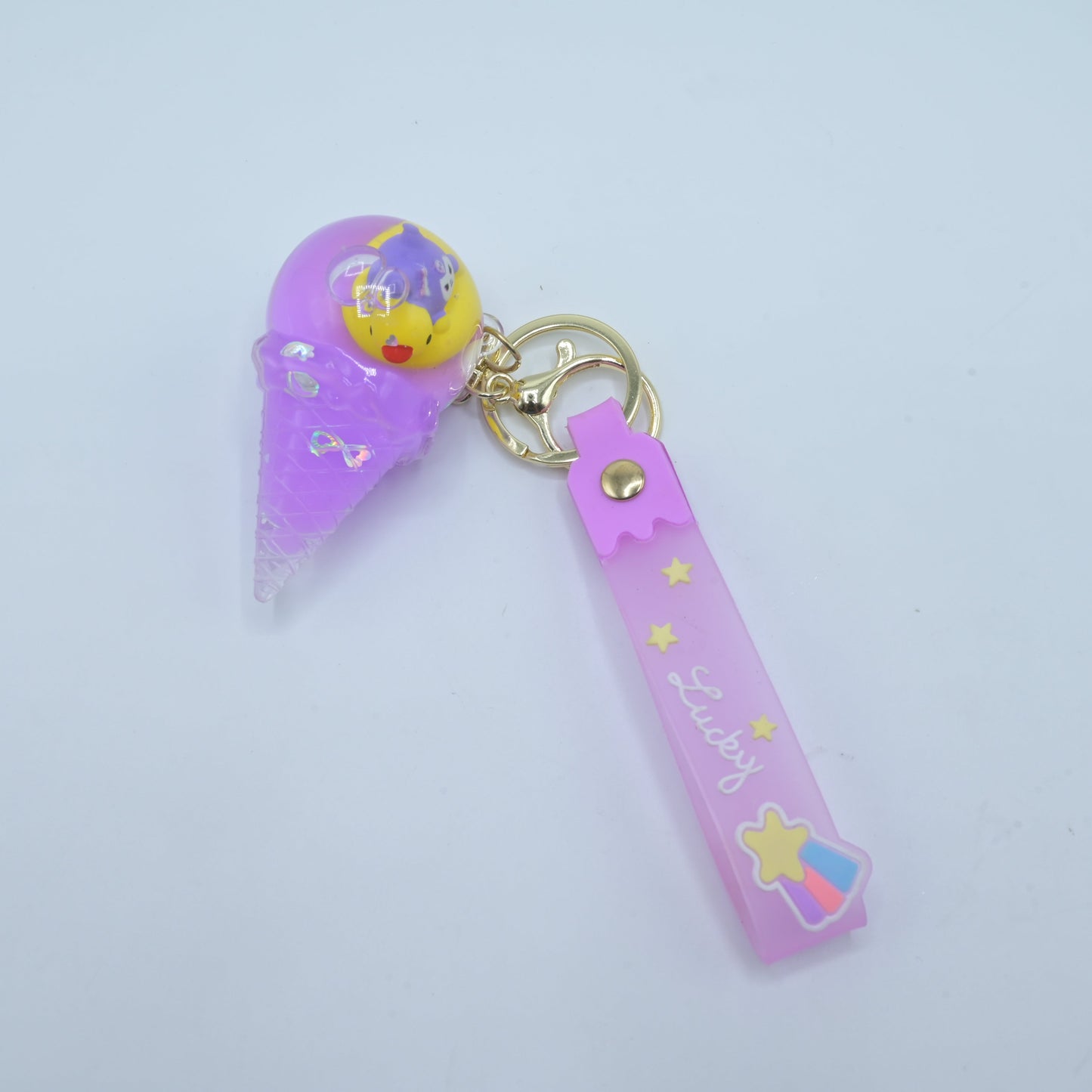'Happy Day' Ice Cream Resin Keychain  (011)