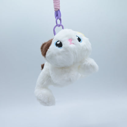 Fluffy Bear Plush Keychain