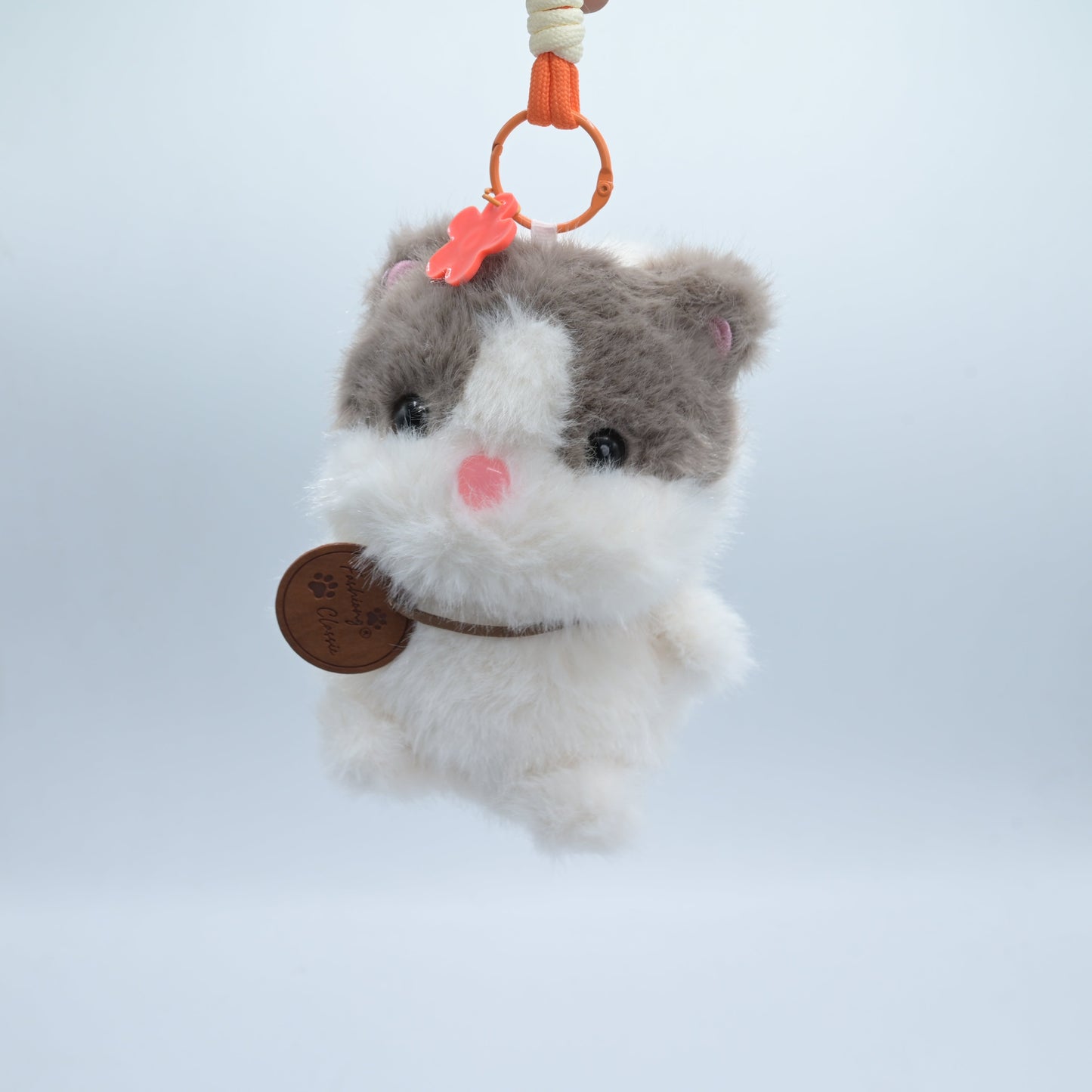 Fluffy Bear Plush Keychain