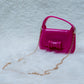 Elegant Glossy Mini Handbag for Girls with Gold Chain Strap - kids clothing by New Outfit Pakistan - image 4