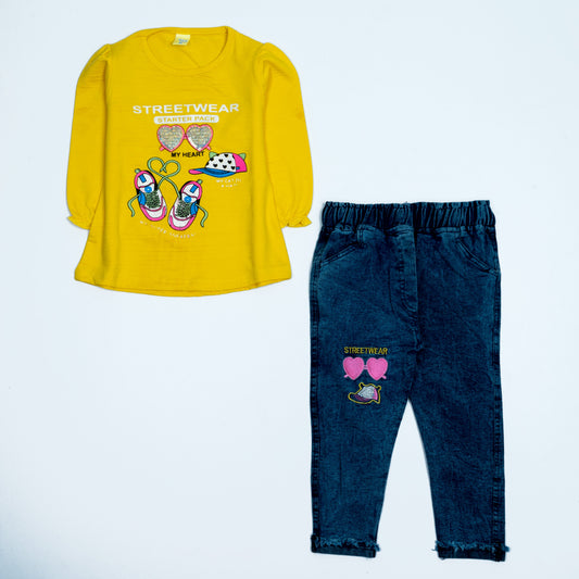 Girls Pre-Winter Suit - kids clothing by New Outfit Pakistan