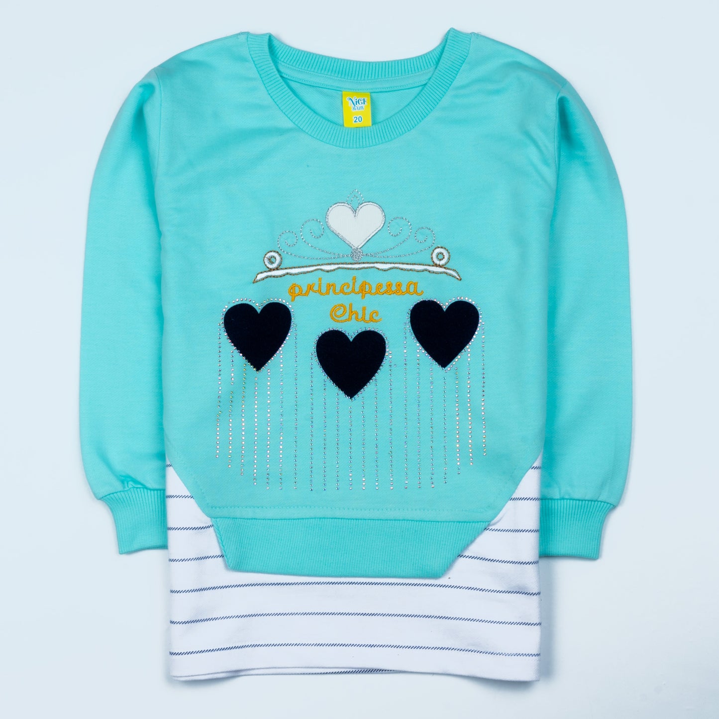 Girls Full Sleeve Sweatshirt (5181/2)