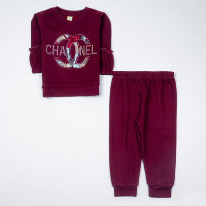 Girl Full Sleeve Suit (5199)