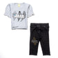 Girls Half Sleeves Suit - kids clothing by New Outfit Pakistan - image 3
