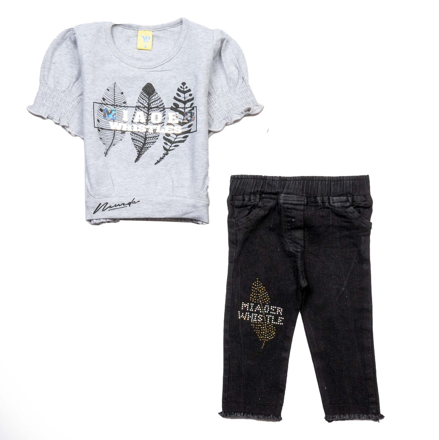 Girls Half Sleeves Suit (5065)