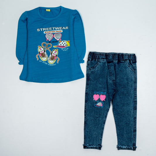 Girls Pre-Winter Suit - kids clothing by New Outfit Pakistan - image 3