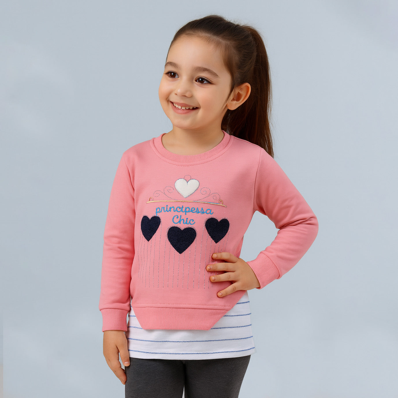 Girls Full Sleeve Sweatshirt (5181/2)