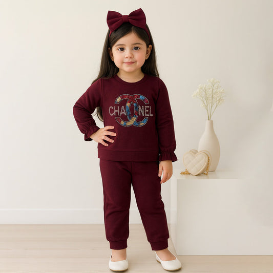 Girl Full Sleeve Suit (5199)