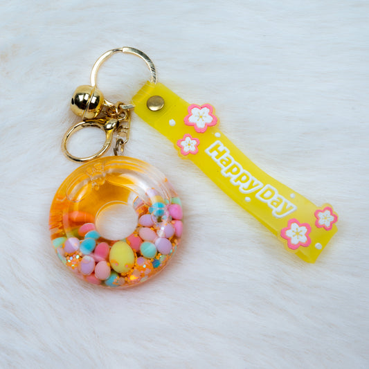 'Happy Day' Sweet Donut Resin Keychain - kids clothing by New Outfit Pakistan - image 3