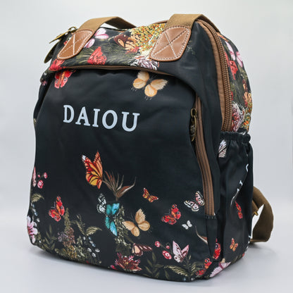 Floral Butterfly Travel & Storage Backpack