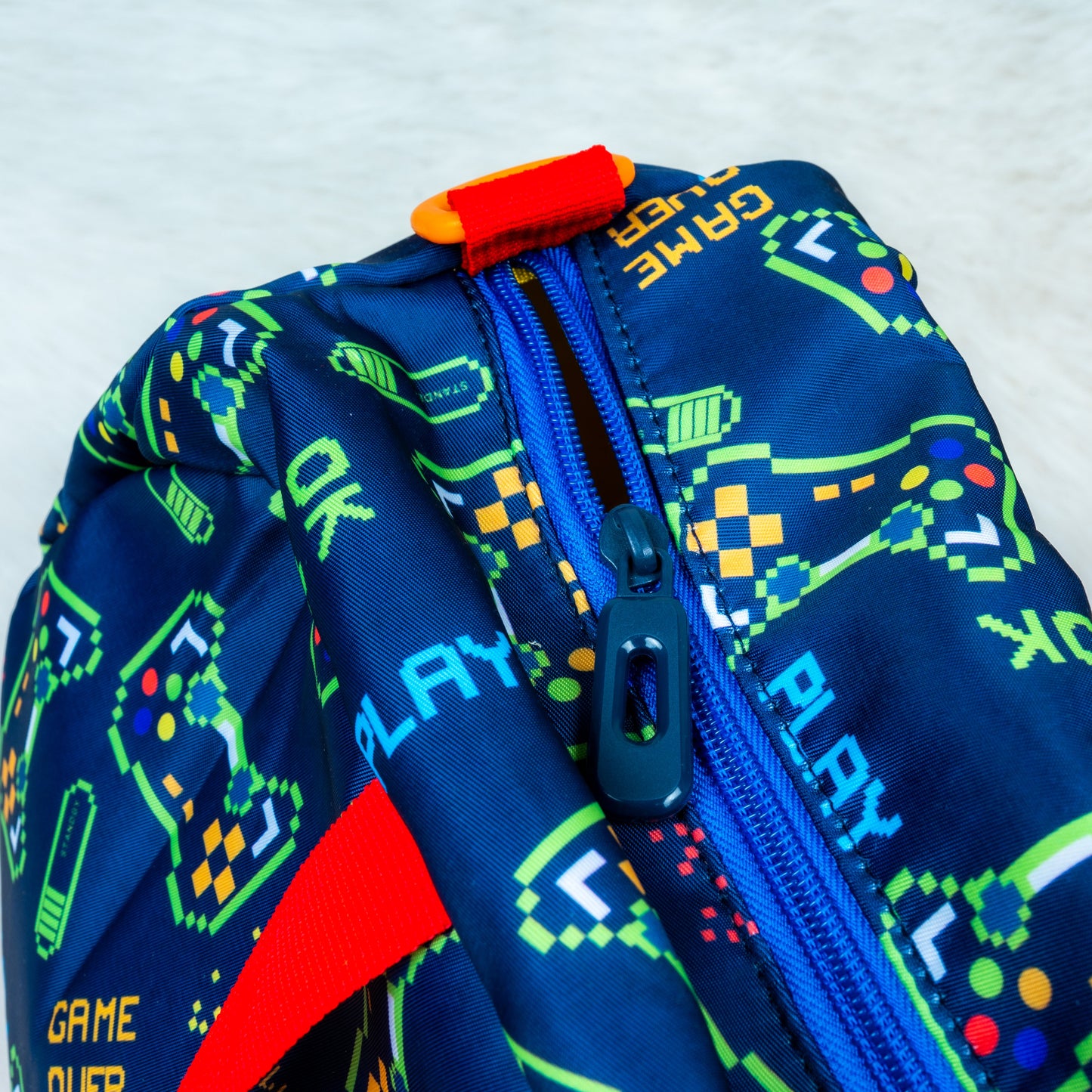 Super Gamer Kids’ Duffle Bag – Blue & Red