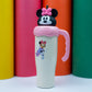 Minnie Mouse Off-White Tumbler with Pink Handle & 3D Lid – Cute Kids Drinkware - kids clothing by New Outfit Pakistan - image 2