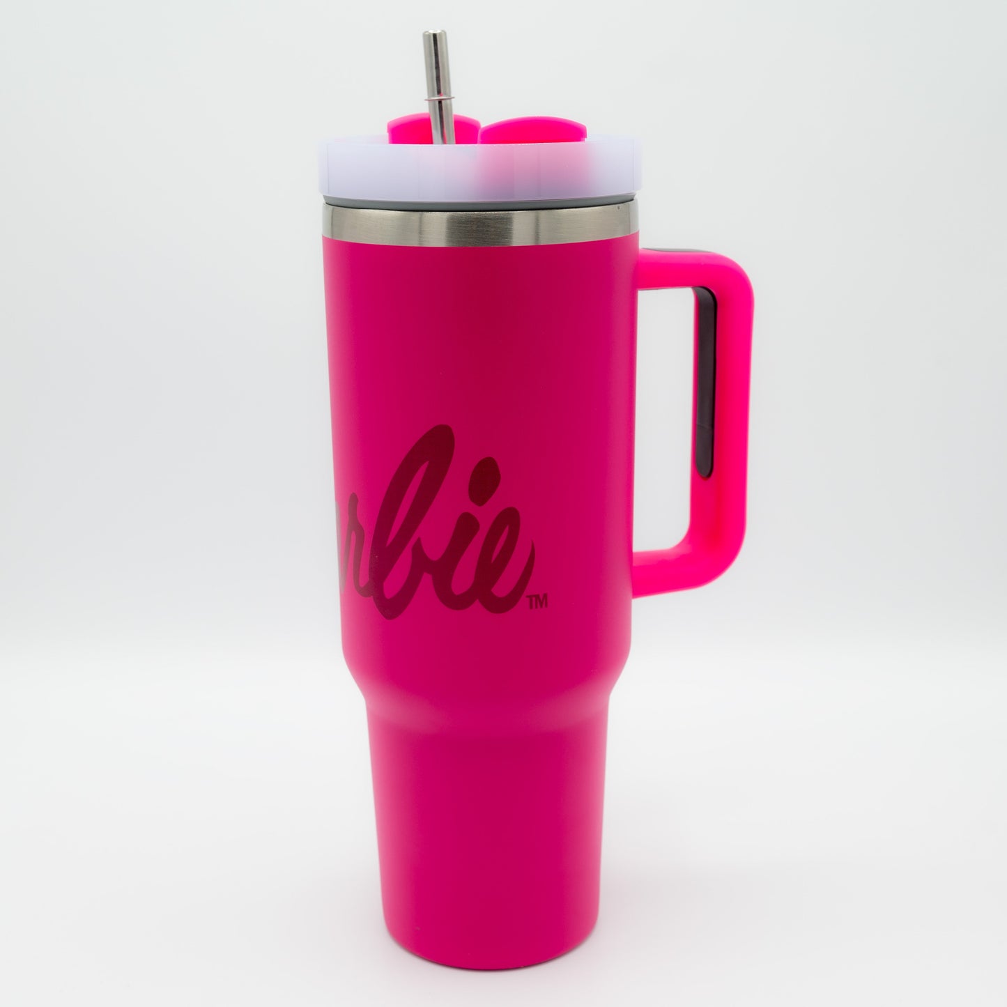 Floral Collection Premium Stainless Steel Tumbler – 40oz (With Handle & Metal Straw)