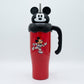Mickey Mouse Red Travel Tumbler with Handle & Straw – Kids Favorite Drink Cup - kids clothing by New Outfit Pakistan