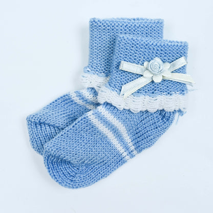 Hand-Knitted Baby Booties (Socks) (005)