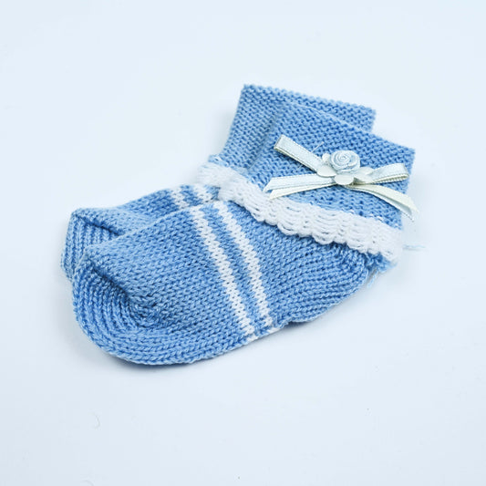 Hand-Knitted Baby Booties (Socks) - kids clothing by New Outfit Pakistan