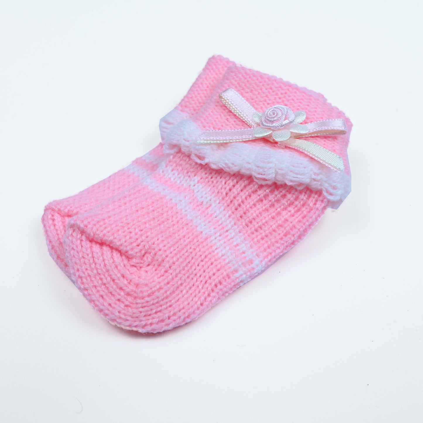 Hand-Knitted Baby Booties (Socks) (005)