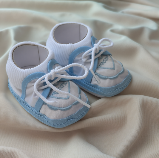 Little Steps' Embroidered Baby Booties Unisex - kids clothing by New Outfit Pakistan