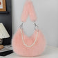 Faux Fur Shoulder Bag with Pearl Chain - kids clothing by New Outfit Pakistan - image 6