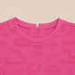 Girls Pink Printed Co-Ord Set EG-161 - kids clothing by New Outfit Pakistan - image 2