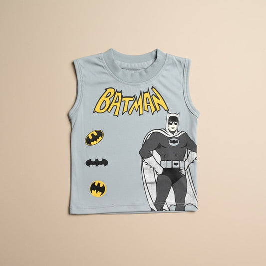 Batman Sleeveless Kids T-Shirt - kids clothing by New Outfit Pakistan