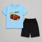 Kids Car Graphic Summer Co-Ord Set EB-284 - kids clothing by New Outfit Pakistan - image 2