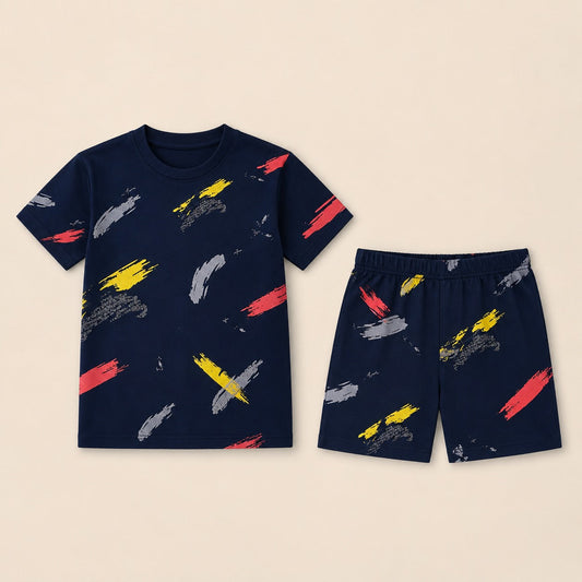 Kids Printed Summer Co-Ord Set - kids clothing by New Outfit Pakistan - image 3