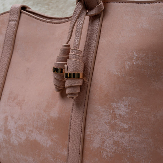 Elegant Light Brown Velvet Finish Women’s Handbag — Everyday Tote Style - kids clothing by New Outfit Pakistan - image 3