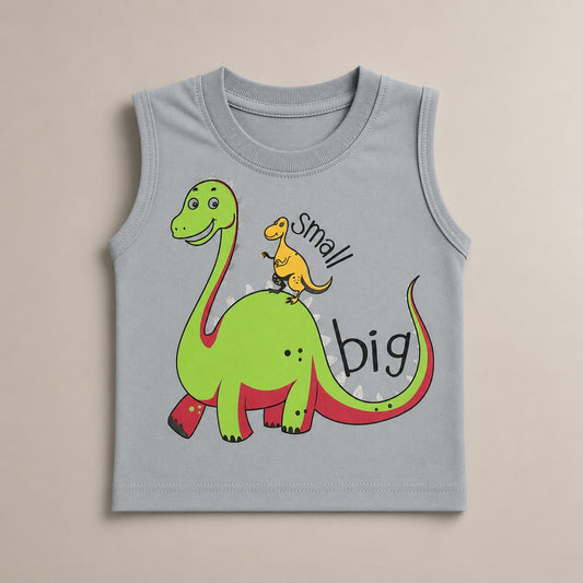 Kids Dinosaur Print Sando - kids clothing by New Outfit Pakistan