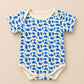 Baby Boys Whale Print Cotton Romper Bodysuit | Soft Summer Onesie - kids clothing by New Outfit Pakistan - image 2