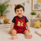 2pcs Baby Boys Romper Set – Bear & Bunny Friends - kids clothing by New Outfit Pakistan - image 2