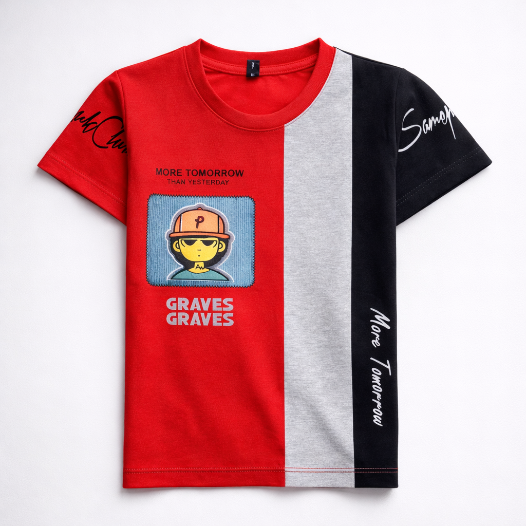 Boys Half Sleeve T-Shirt (6172)