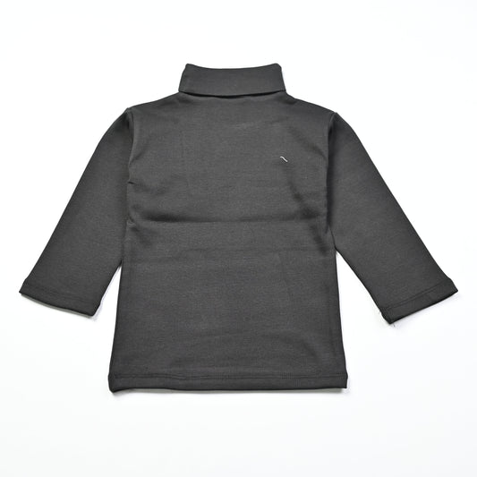 Boy High-Neck Sweater (Charcol)
