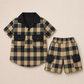 Boys Red & Black Checkered Co-Ord Set – JB - kids clothing by New Outfit Pakistan - image 5