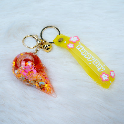 'Happy Day' Ice Cream Resin Keychain  (011)