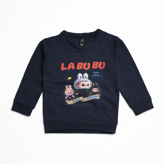 Boys Full Sleeve Sweatshir Labubu  (02)