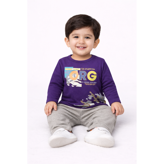 Boys Full Sleeve Suit (JB-5057)