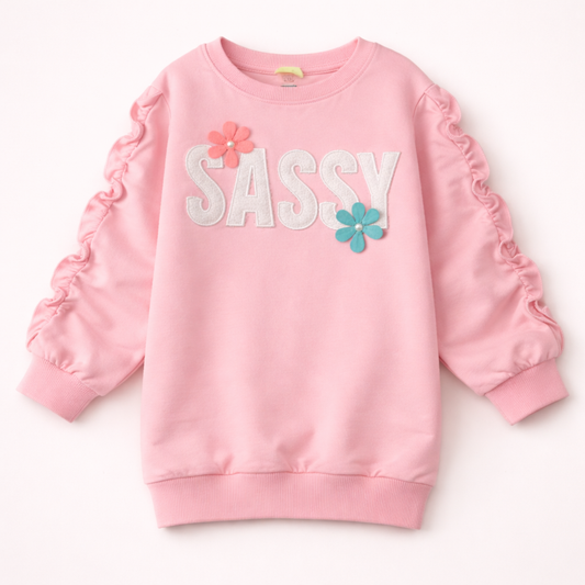Girls Full Sleeve Sweat Shirt (00000001)